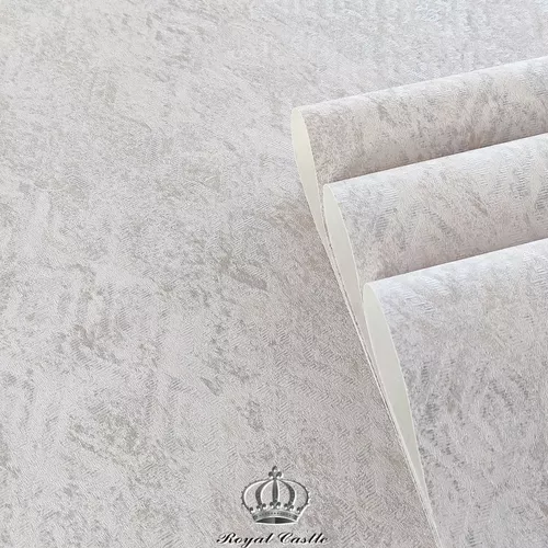 Papel De Parede Geométrico Importado Vinílico Lavável Marrom com Prata e leve Brilho MV38 Rolo 10 MT