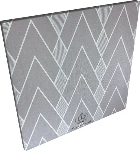 Papel de Parede Vinílico Geométrico Cinza Rolo de 10 MT EVX819