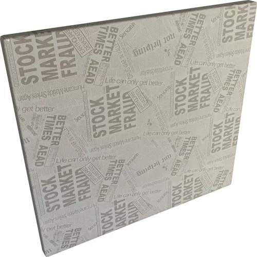 Papel de Parede Vinílico Jornal Marrom Rolo de 10MT VP301