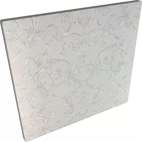 Papel de Parede Vinílico Ramos Arabesco Creme com Leve Brilho Importado Fundo Rosado Rolo de 10 metros SPX99