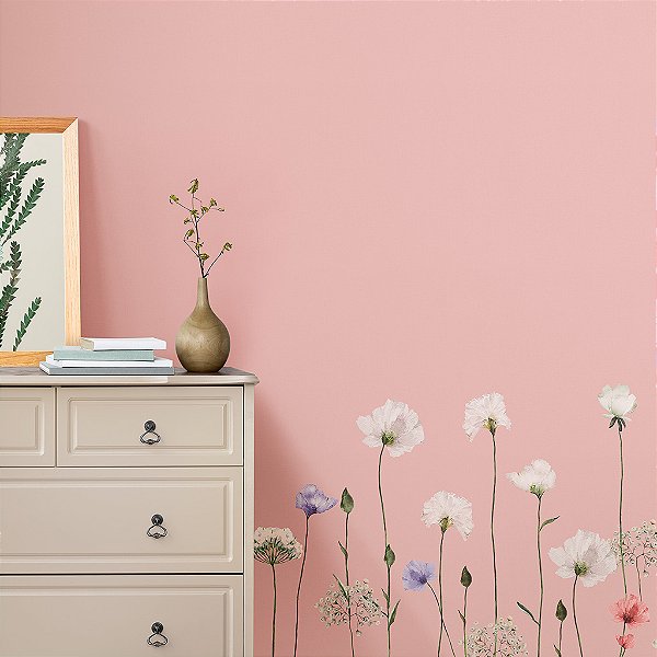 Papel de Parede Personalizado  Primavera Clair Rose