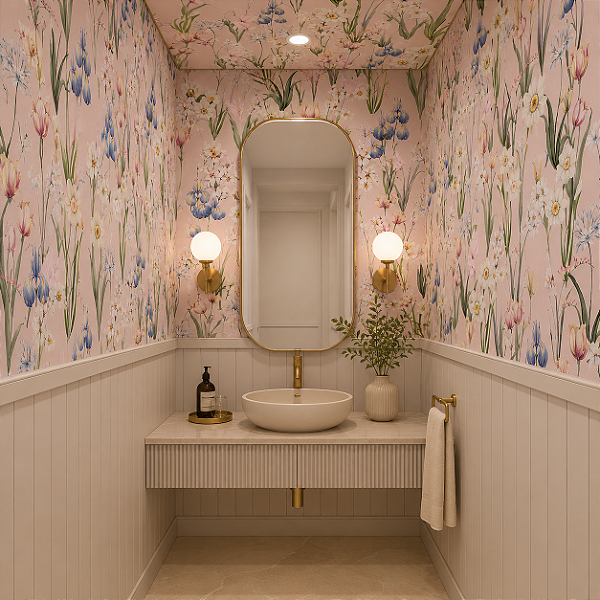 Papel de Parede Personalizado Primavera Garden Rose
