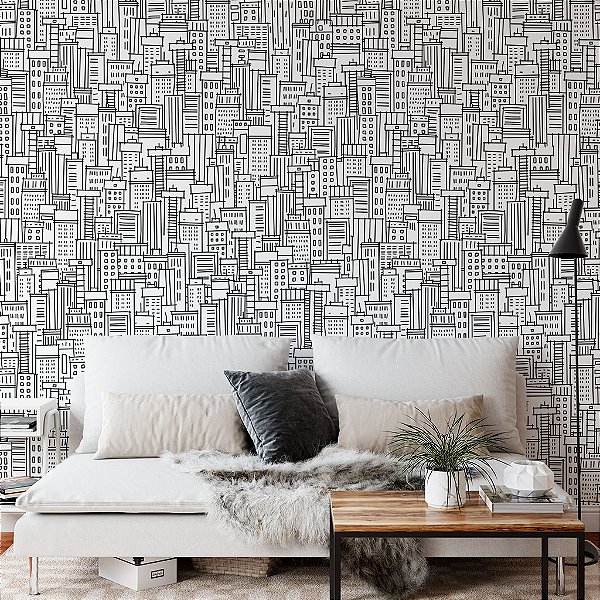 Papel de Parede Personalizado Arte Urbana