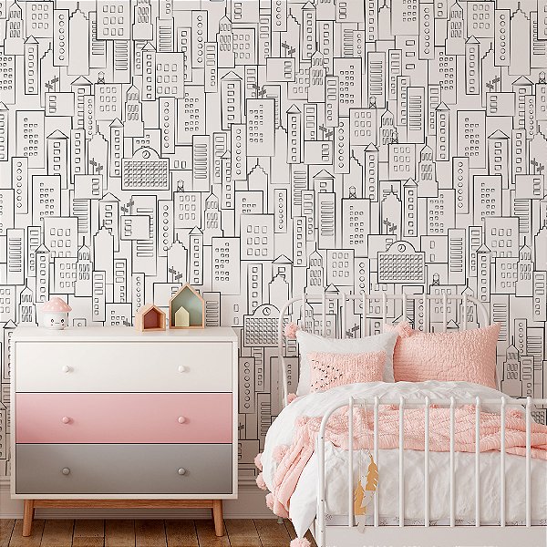 Papel de Parede Personalizado Urban Buildings - Cidade