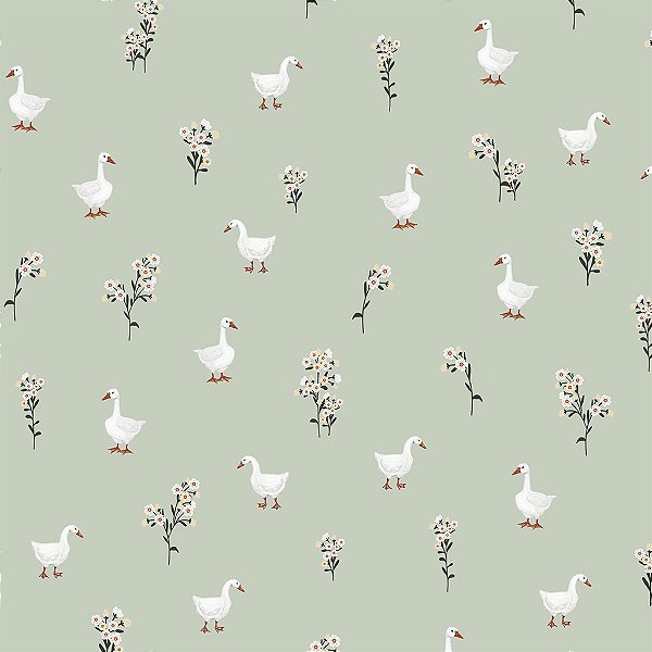Papel de Parede Infantil Personalizado Pato Classic