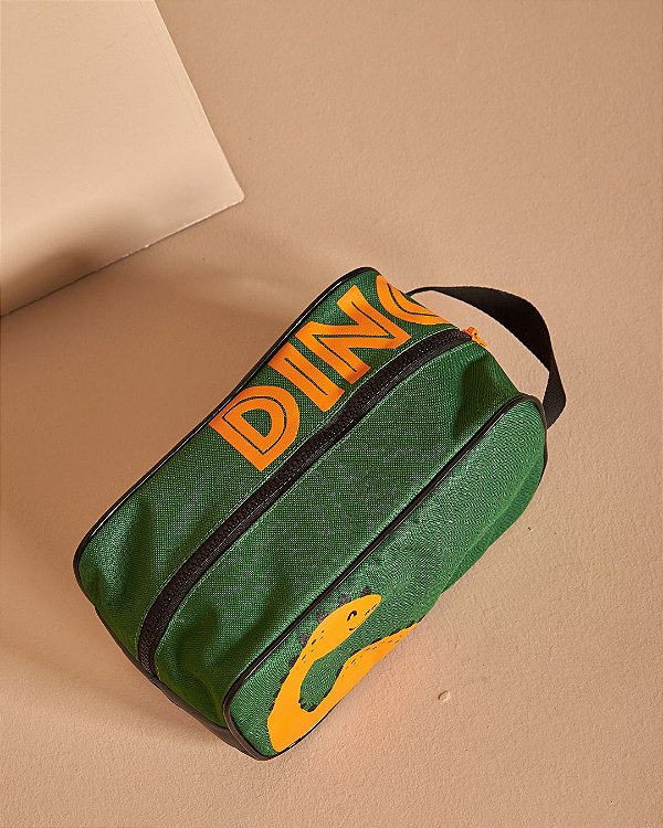 Necessaire Dino Verde Bandeira