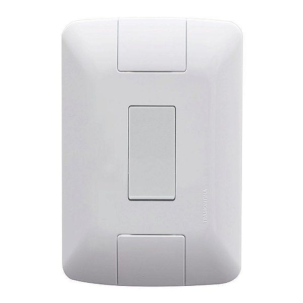 Conjunto De Interruptor Simples Aria 6A 10A 250V Branco Tramontina