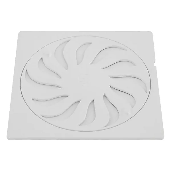 Grelha Quadrada 150Mm Abre E Fecha Branca - Tigre