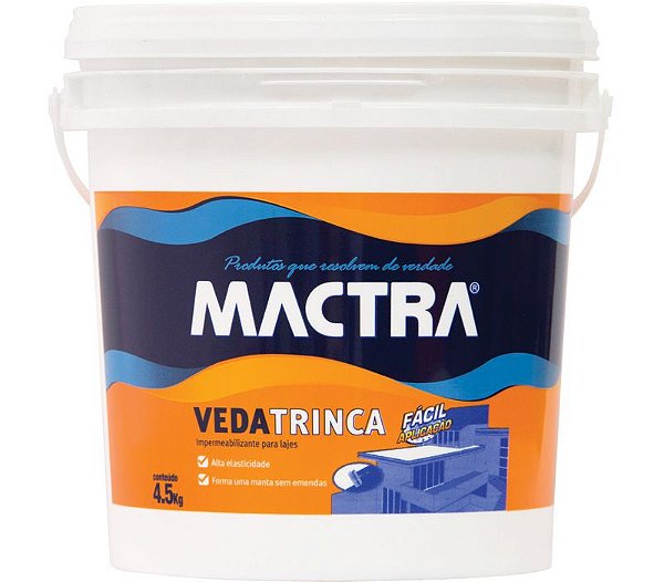 Impermeabilizante P/ Laje Vedatrinca 4,5Kg Mactra