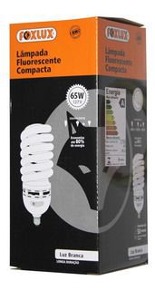 Lâmpada Fluorescente Compacta 65Wx1 127V Branca Foxlux