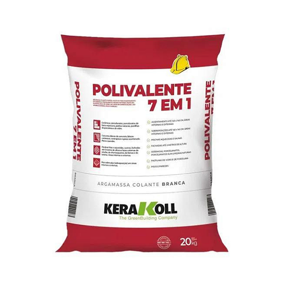 Argamassa Kerakoll Polivalente 7 Em 1 Branca 20Kg