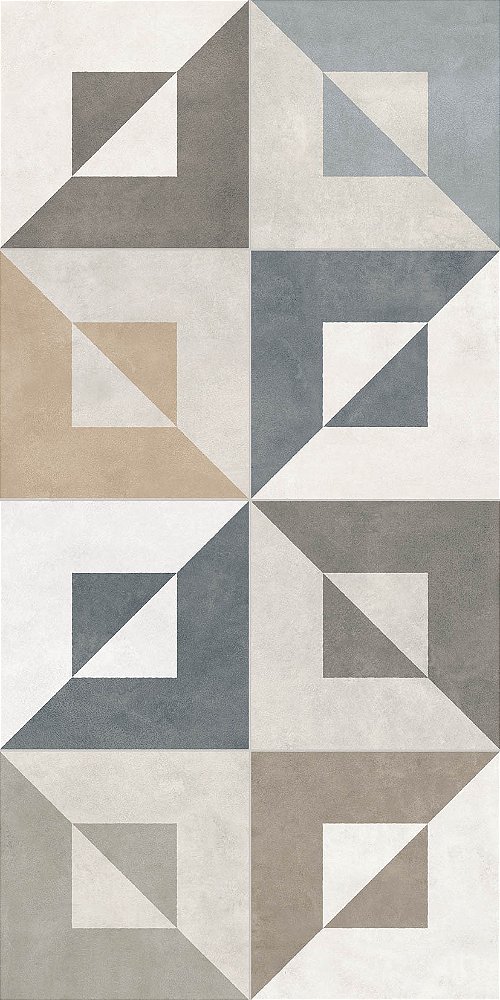 Revestimento Portinari Blues Cubic Mix Matte 29,1X58,4