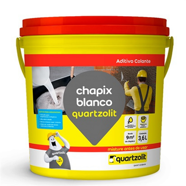 Aditivo Chapix Branco 3,6 Litros Quartzolit