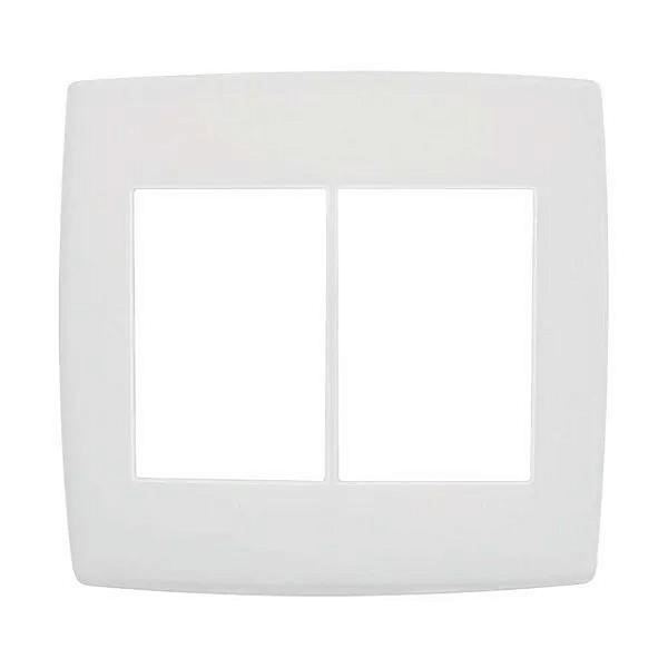 Placa para 3 + 3 Postos 4x4 Pialplus Branca