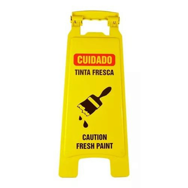 Placa Sinal  Ps-514 Atenção Tinta Fresca - Encartale
