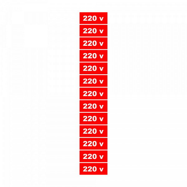 Placa Sinalize Ps-75 220V Com 13 Unidades - Encartale