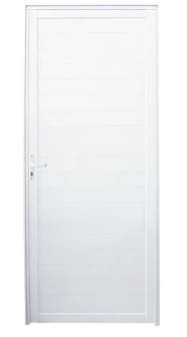 Porta Lambril Magnum Branco Direita 210X090 - 0591 - Atlantica