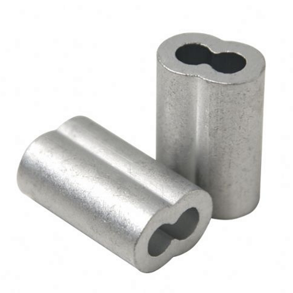 Prensa Cabo Alumínio 1/4 Para Cabo De Aço