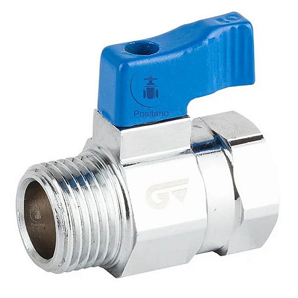 Vàlvula Esfera Mini Macho e Fêmea 1/4" Genebre
