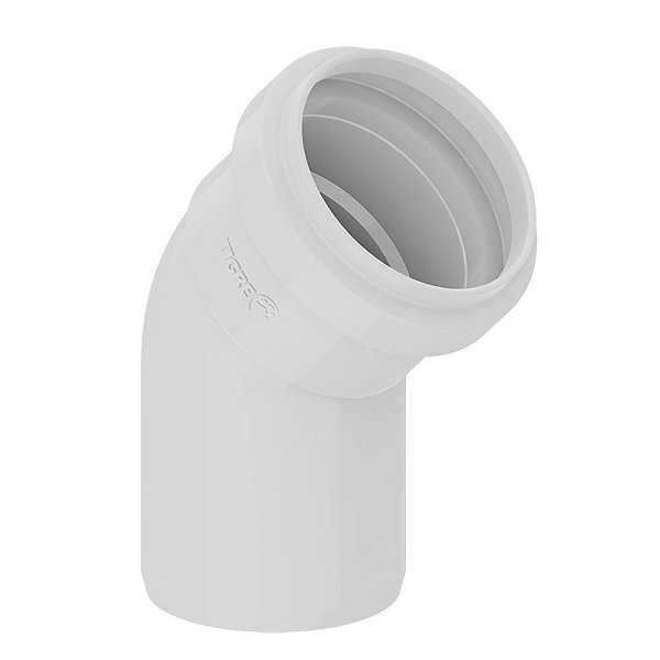 Joelho 45° PVC Esgoto 200mm Tigre