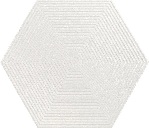 Porcelanato Portinari Love Hexa Wh Mlx 17,4X17,4 Cx0,26M²