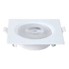 Spot LED Embutir Quadrado 8W Branco - Blumenau Iluminação 6500k Luz Branca