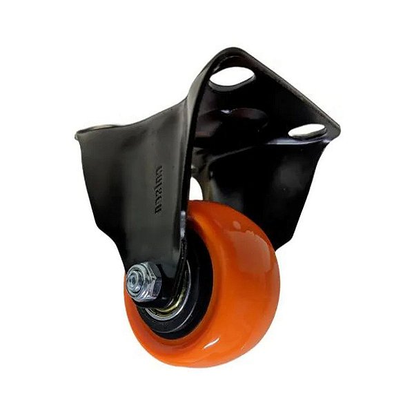 Rodizio Fixo flpb 210 2" bpa.e Preto Laranja 6237 Colson