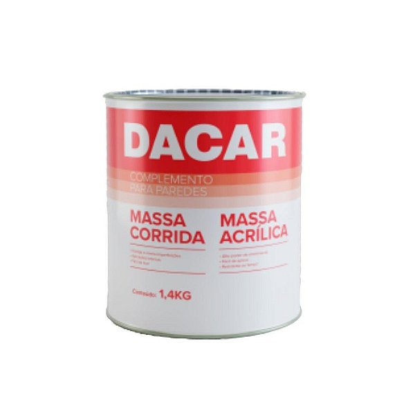 Massa Corrida para Paredes 1,4KG Dacar