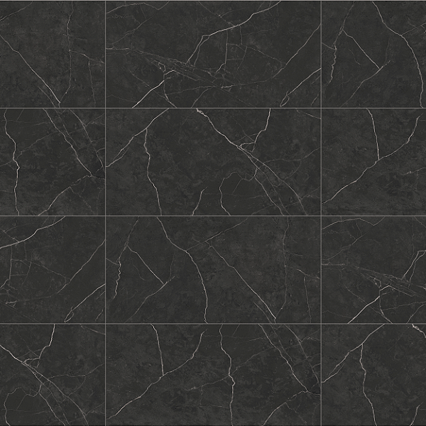 Porcelanato Acetinado Splendor Nero 62x121 Retificado (Cx2,25m2) Helena