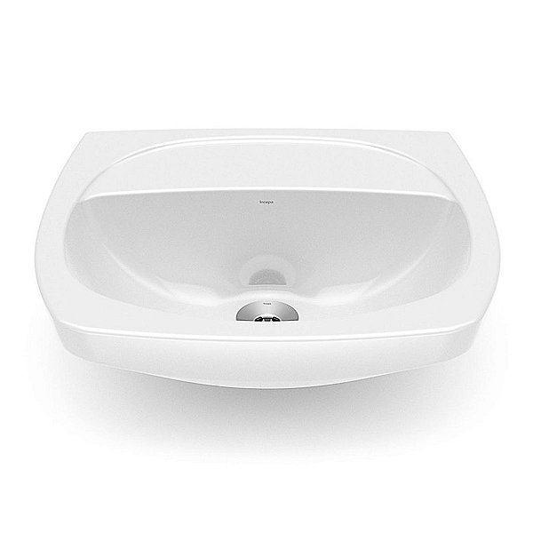 Lavatório para Coluna com Furo Central sem Ladrão Branco Incepa