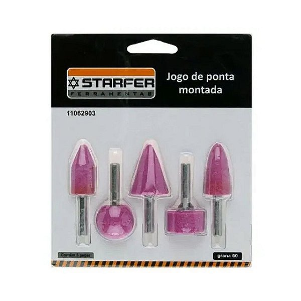 Jogo Ponta Montada 5 Peças Starfer