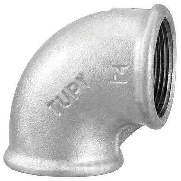 Cotovelo Galvanizado 90º X 3" Tupy