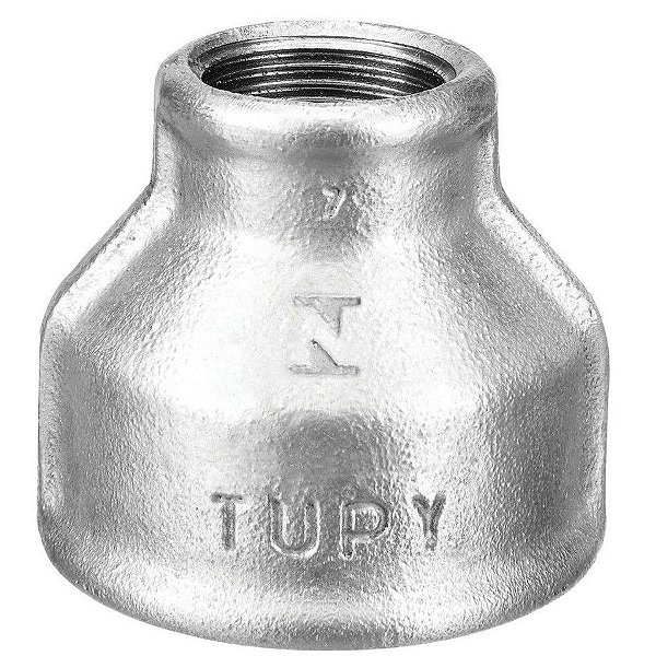 Luva de Redução Galvanizada 1 X 3/4" Tupy