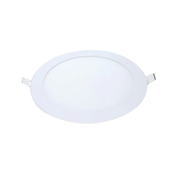 Painel Led de Embutir Redondo 18W 6500K Bivolt Branca Avant