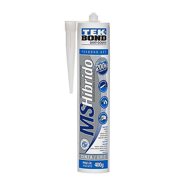 Adesivo Híbrido 400G Cinza Tekbond