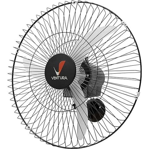 Venti-Delta, Ventura, 796425, Ventilador Parede Oscilante,60 cm, 60 Fios, Preto - Bivolt