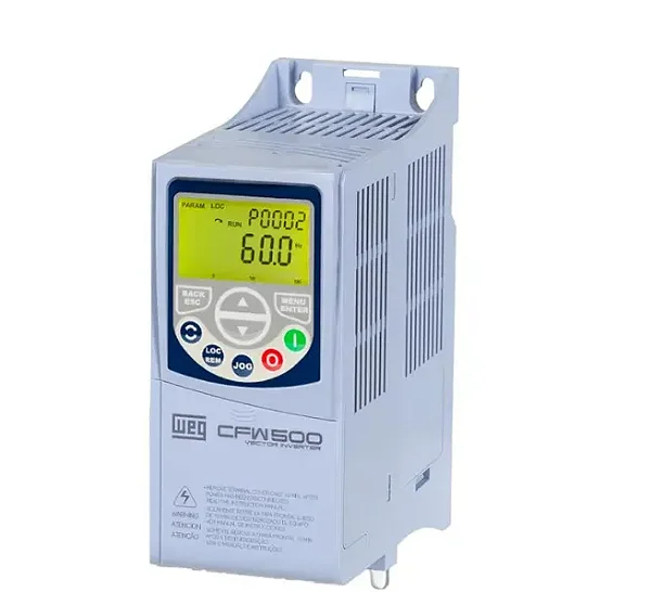 Inversor de Frequência Weg CFW500 Trifásico 0,5CV 220V 2,6A HD G2