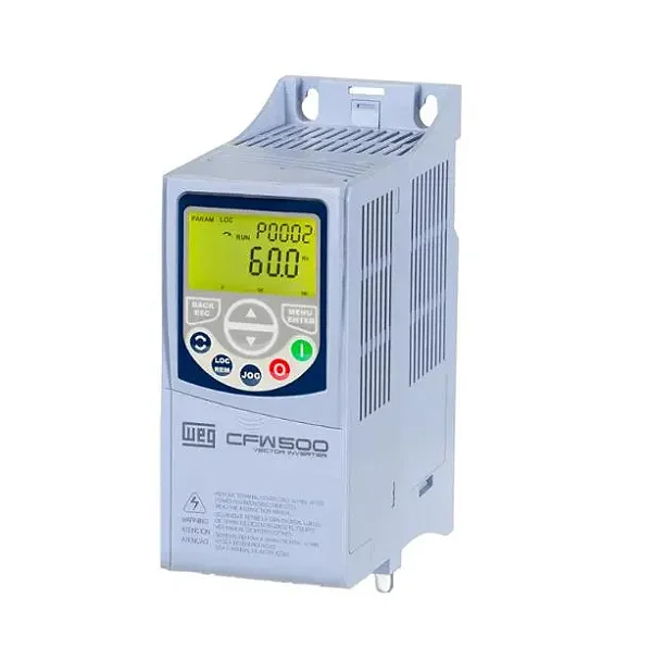 Inversor de Frequência WEG CFW500 0,5cv 220v 4,3a Com Input Mono/Output Tri G2