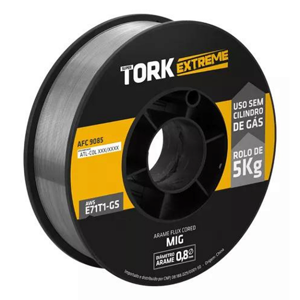 Arame Tork Solda MIG 0,8MM 5KG