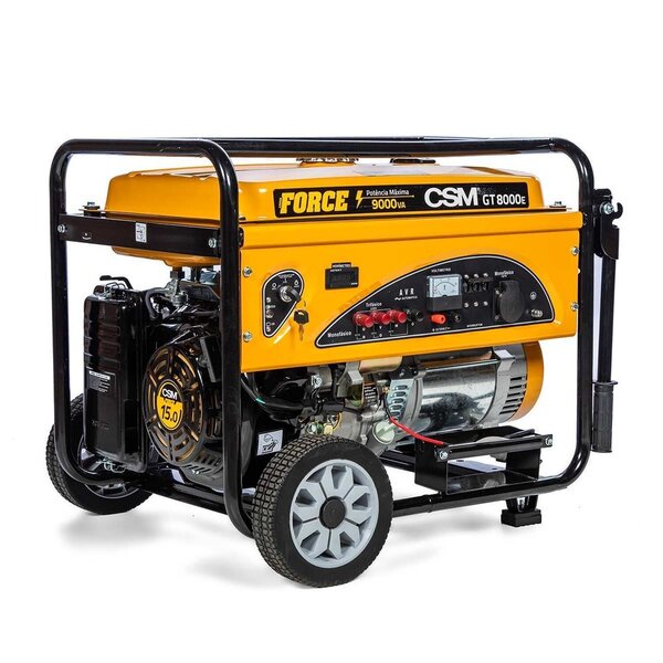 Gerador energia csm gt 8000E 8,5 kva 15HP gas portatil tri 380V