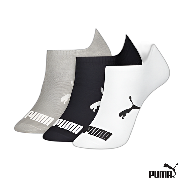 Meia Sapatilha Esportiva Masculina Kit 3 Pares - Puma