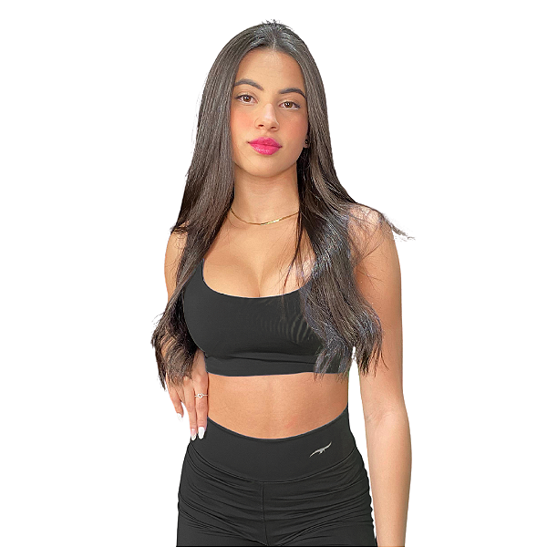 Top Básico De Alça Com Bojo Removível