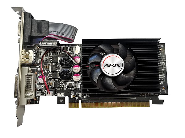 Placa De Video Afox Geforce Gt610 1Gb Ddr3 64 Bits Af610-1024D3