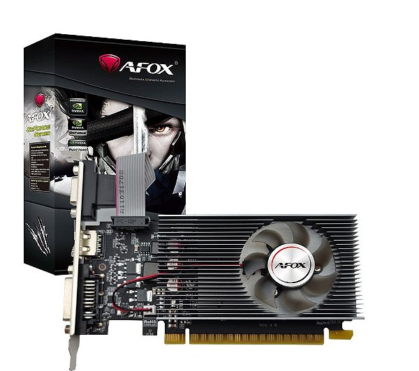 Placa De Video Afox Geforce Gt240 1Gb Ddr3 128 Bits Af240-1024D3L2