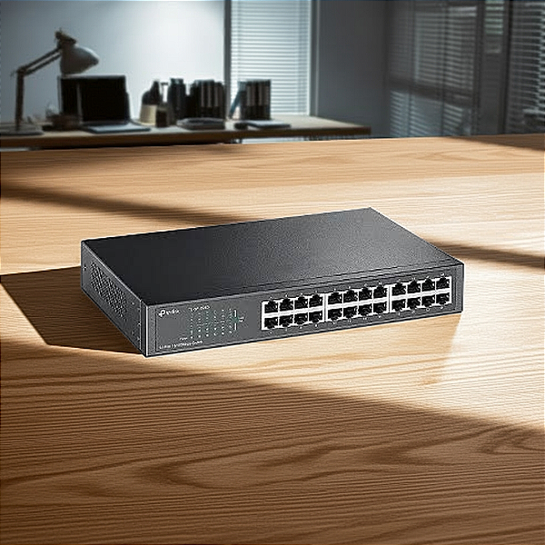 Switch 24P Tp-Link Tl-Sf1024D Rack 10/100 Tl-Sf1024D