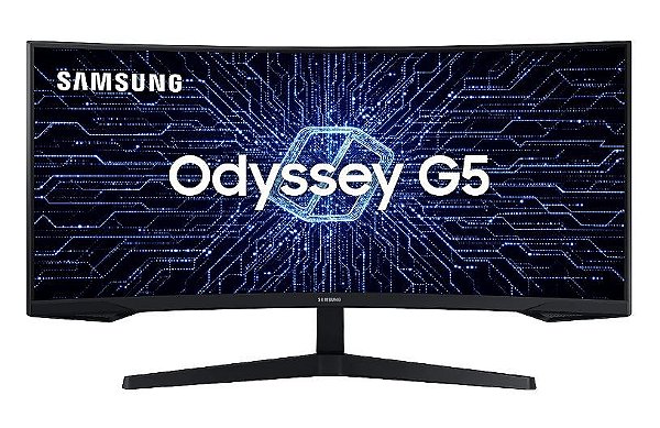 Monitor Gamer 34" Samsung Odyssey G5 Curvo Led/Va 165Hz 1Ms Lc34G5