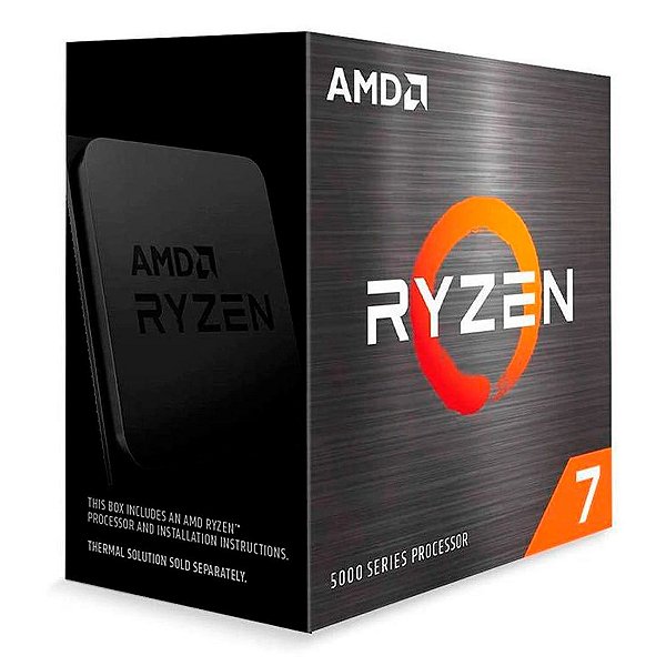 Processador Amd Ryzen 7 5800X 3.8Ghz 32Mb 100100000063Wof