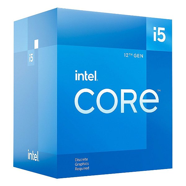 Processador Intel Core5-12400F 2.5 Lga 1700 Bx8071512400F