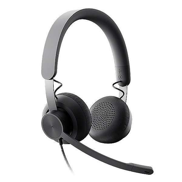 Headset Logitech Zone Wired Microsoft Teams Vc 981-000871