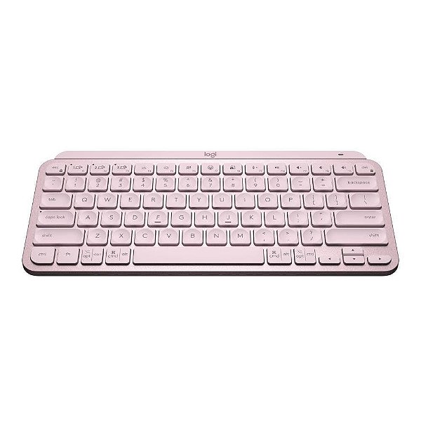 Teclado Logitech Mx Keys Mini Rosa Padrão Us 920-010507